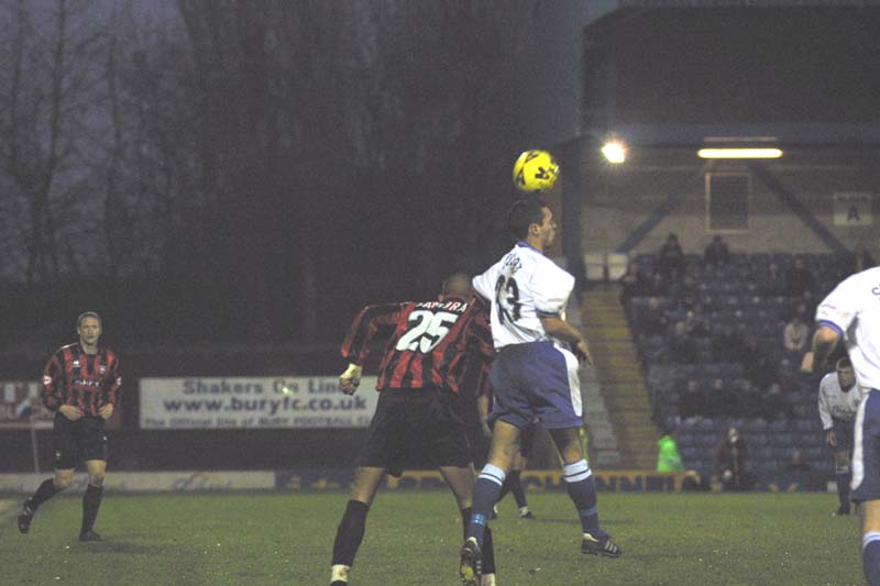  Bury Game 01 December 2001