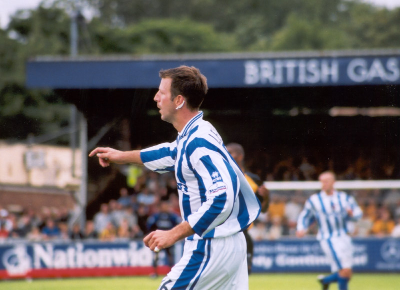 Dirk Lehmann portrait, Cambridge Game 11 August 2001