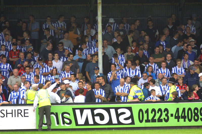 Crowd, Cambridge Game 11 August 2001