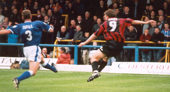 Hart intercepts, Chesterfield 21 October 2000