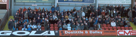 Crowd, Kidderminster game 13 January 2001