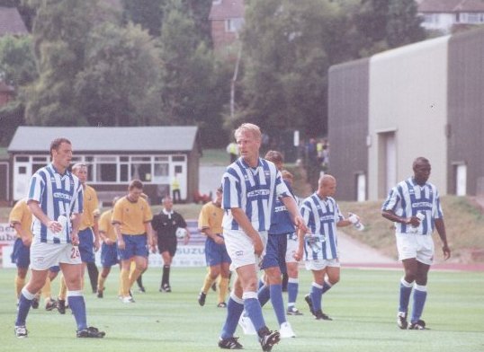 The Boys are Back in Town, Off for a half time break, Mansfield Game 07 August 1999