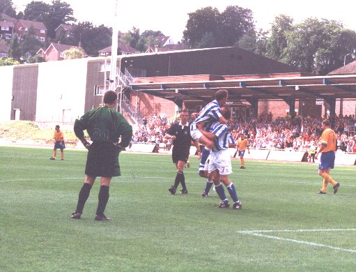 The Boys are Back in Town, Chris Wilder, Darren Freeman, Mansfield Game 07 August 1999
