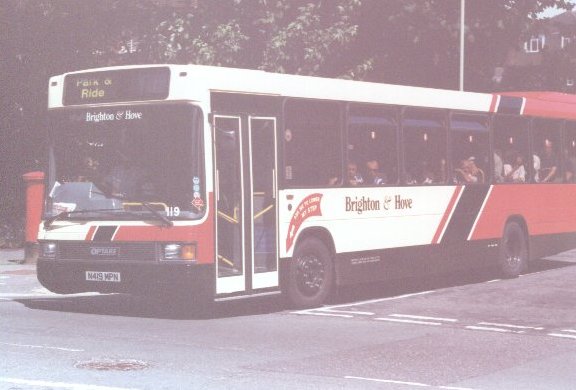 Park and Ride bus, Mansfield Game 07 August 1999