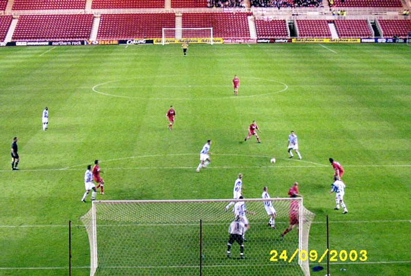  Middlesbrough Game 24 September 2003