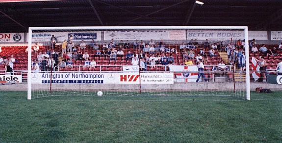 crowd, Northampton Town game 11 August 1998
