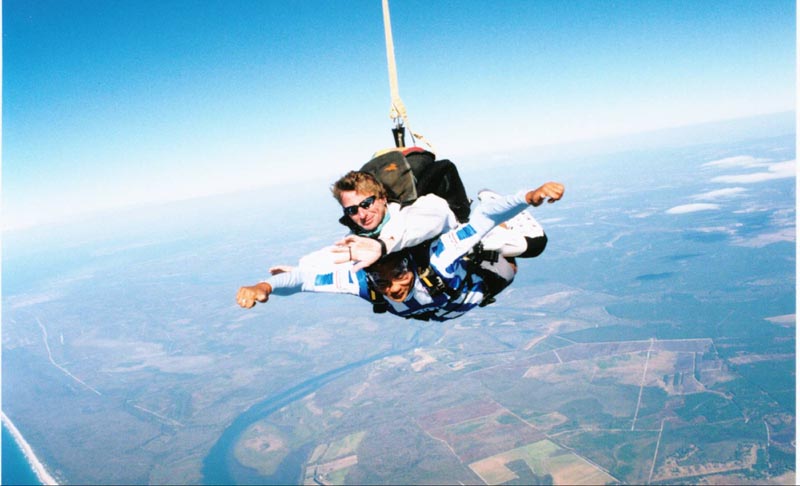 15th july 2002.
sky dive from 12000ft above Noosa on the east coast of australia