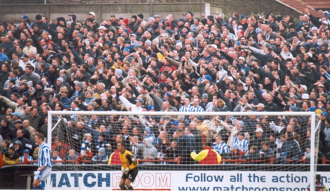 Home, you might as well go home, Leyton Orient game 03 march 2001