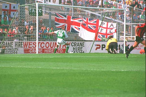 Goal, Plymouth Argyle game 05 September 1999