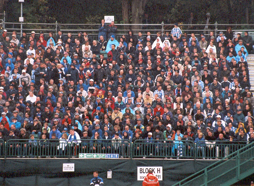 crowd, Scunthorpe 14 October 2000