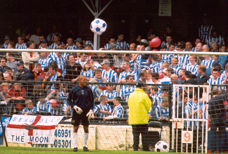 Where's the ball gone? Shrewsbury game 05 may 2001