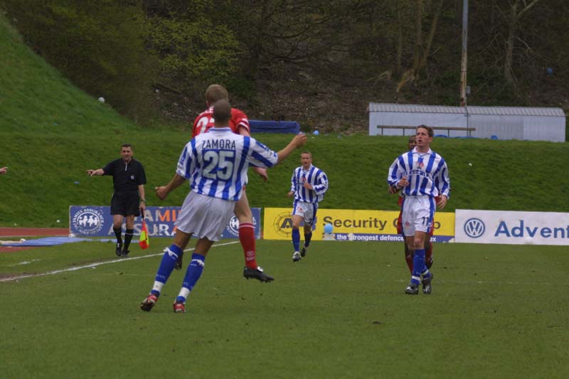 Swindon Town Game 13 April 2002