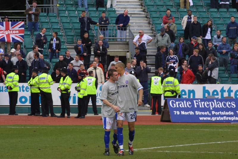 Swindon Town Game 13 April 2002