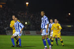 Pethick and Zamora look on is stunned disbelief at Lee Steele