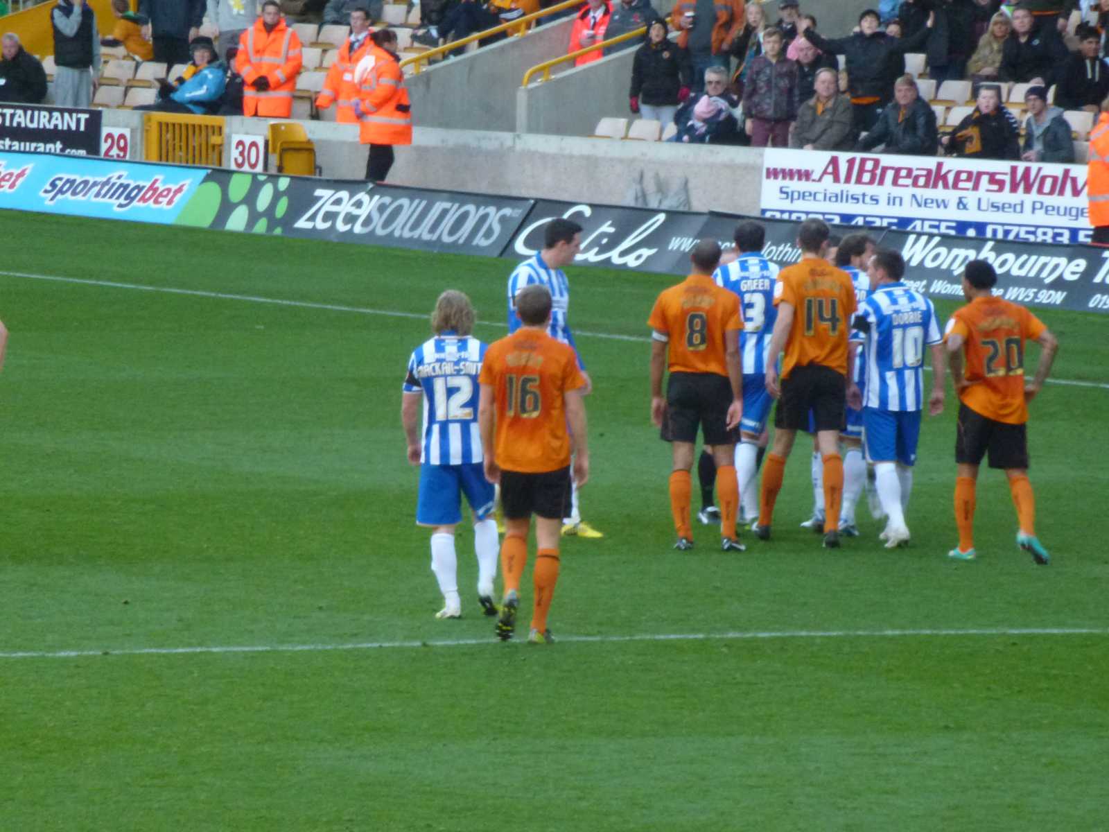 Wolverhampton Wanderers Game 10 November 2012