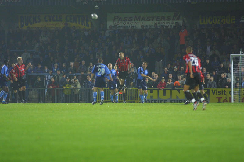 Wycombe Game 25 September 2001