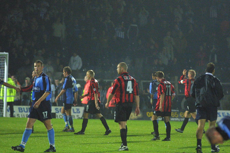 Wycombe Game 25 September 2001