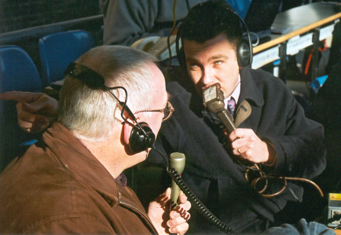 Hart Points the way to Falmer, before the York game 24 February 2001