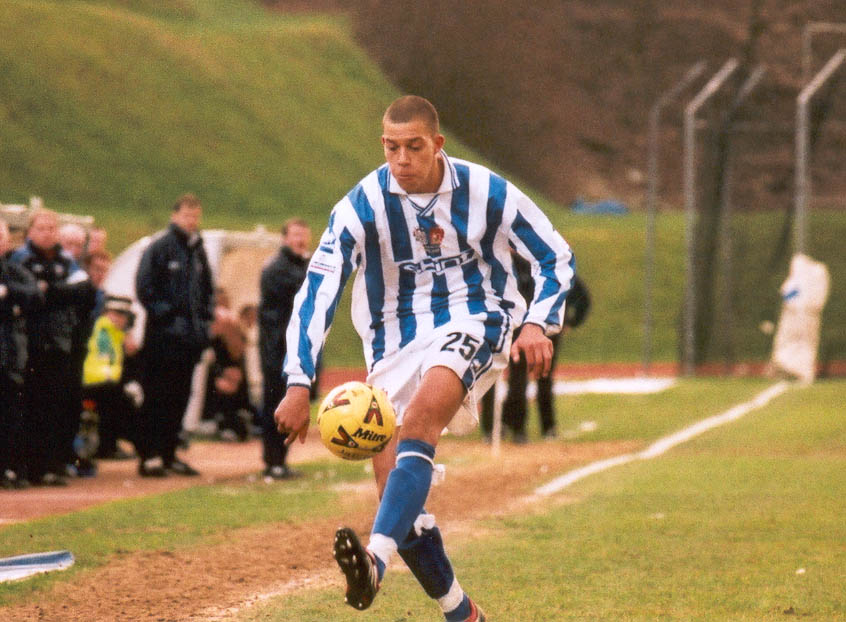 Zamora down the wing, the York game 24 February 2001