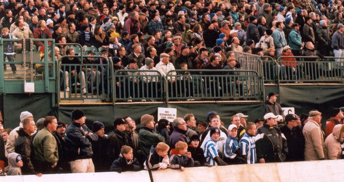 Crowd, the York game 24 February 2001