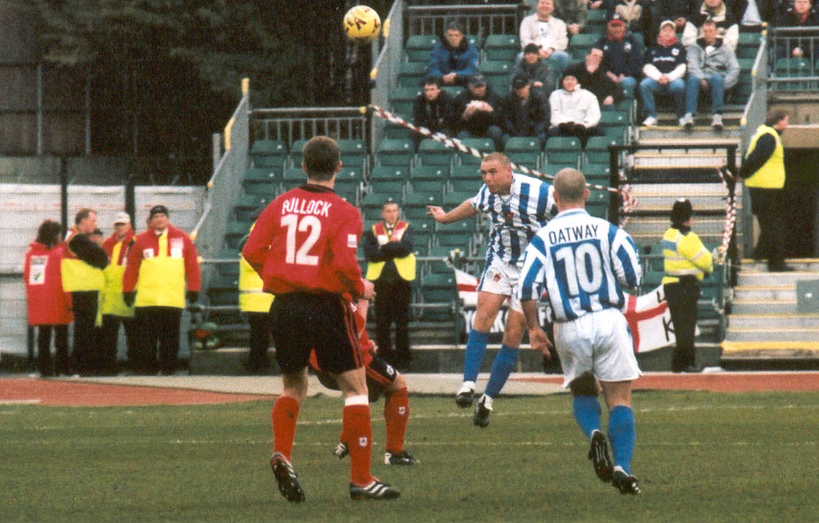 Zamora heads, the York game 24 February 2001